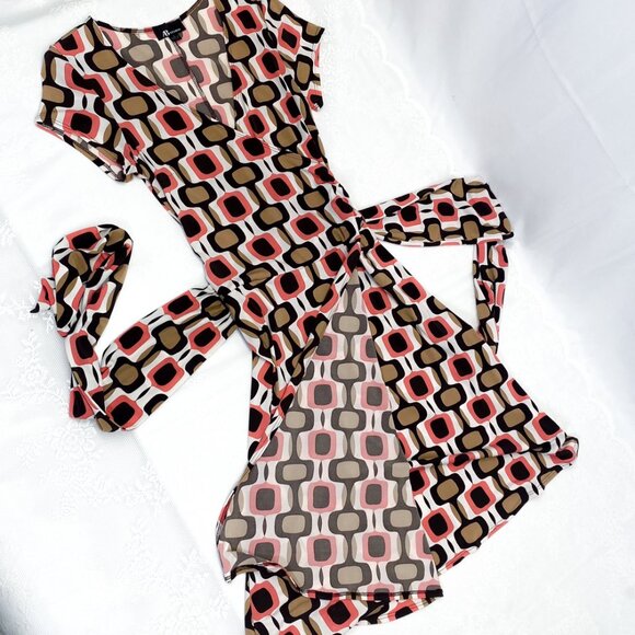 Vintage AB Studio Women's Wrap Dress Made In USA - Picture 2 of 13